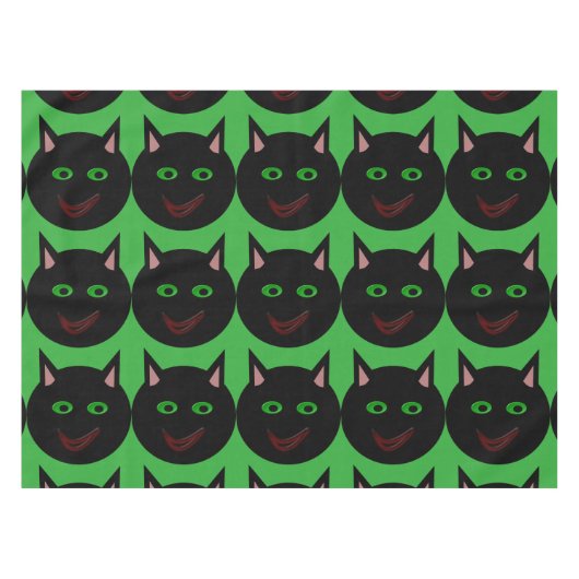 Nappe de chat noir d'Halloween (Devant (Horizontal))