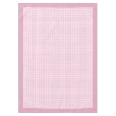 Nappe de chèque rose vintage pour la maison (Devant)