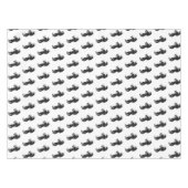 Nappe de Cheval Noir dressée (Devant (Horizontal))