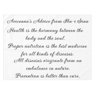 Nappe de Conseils d'Avicenna