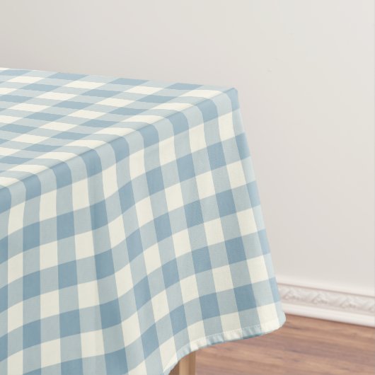 Nappe de coton de guingan de bleu bleu vert (In Situ)