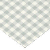 Nappe de coton de guingan de gris argenté (Angle)