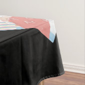 Nappe de coton de noir de photo de mosaïque (In Situ)