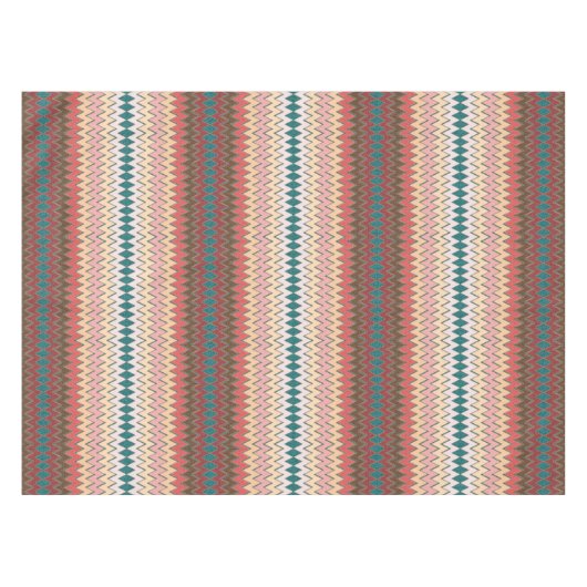 Nappe de coton de zigzag de Chevron de sud-ouest (Devant (Horizontal))