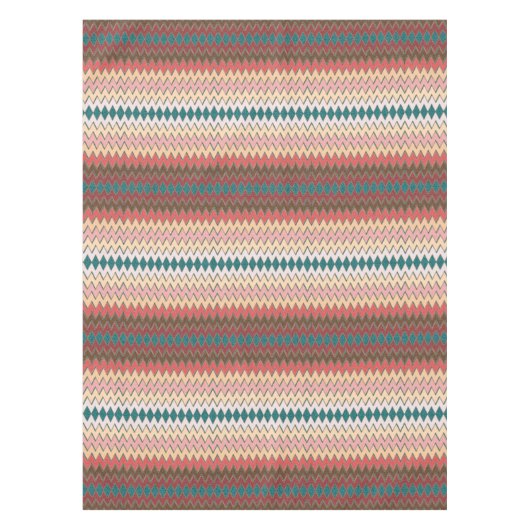 Nappe de coton de zigzag de Chevron de sud-ouest (Devant)