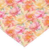 Nappe de coton florale de pivoine (Angle)