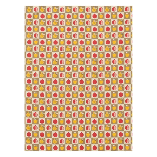 Nappe de coton Rosh Hashanah (Devant)
