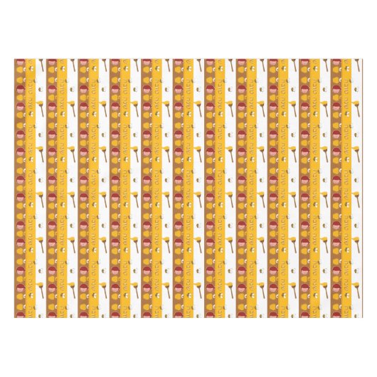 Nappe de coton Rosh Hashanah (Devant (Horizontal))