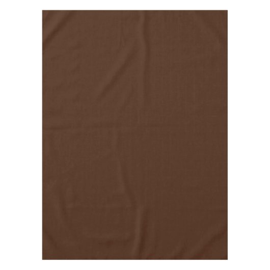 Nappe de couleur solide Brown foncée profonde (Devant)
