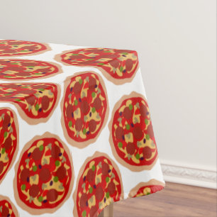 Nappe de dîner de motif de pizza de pepperoni