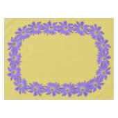 Nappe De Faisceau Violet Fleurs De Faisée Nappe (Devant (Horizontal))