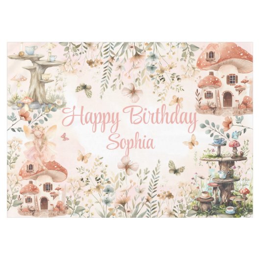 Nappe de Fée de Jardin enchantée (Devant (Horizontal))