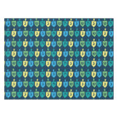Nappe de fête de Hanoucca à dreidel (Devant (Horizontal))