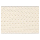 Nappe de flocon de neige crème et or (Devant (Horizontal))