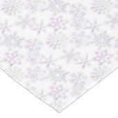 Nappe de flocon de Noël rose Tint (Angle)