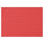 Nappe de flocon rouge et or (Devant (Horizontal))
