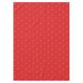 Nappe de flocon rouge et or (Devant)