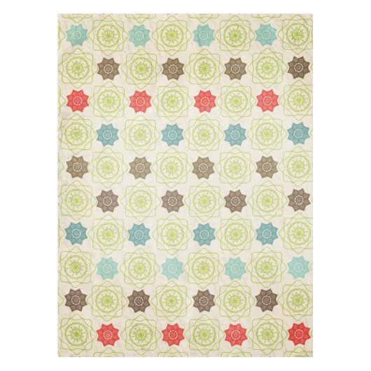 Nappe de flocons de neige rétro (Devant)