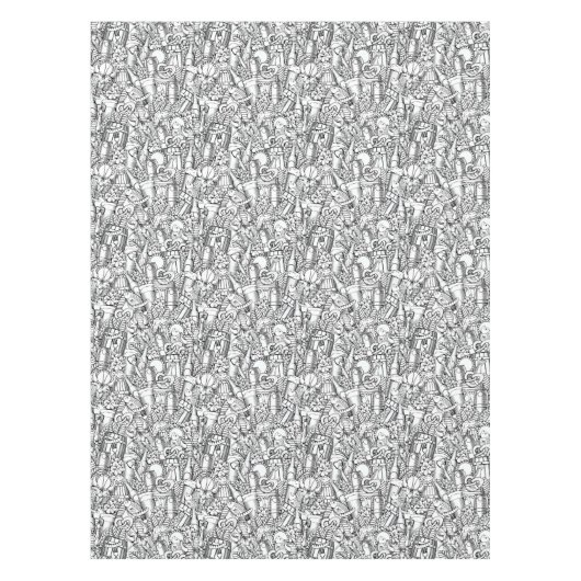 Nappe de fruits de mer et de bière (Devant)