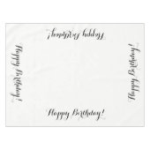 Nappe de joyeux anniversaire (Devant (Horizontal))