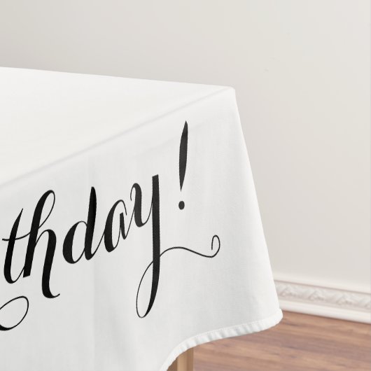 Nappe de joyeux anniversaire (In Situ)