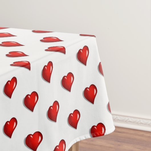 Nappe de la Saint-Valentin Cœurs Rouges (In Situ)