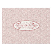 Nappe de médaillon de Redwork - Vin de Noël (Devant (Horizontal))