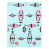 Nappe de Motif atomique rose et gris (Devant)