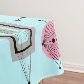 Nappe de Motif atomique rose et gris (In Situ)