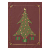 Nappe de Noël à carreaux (Devant)