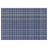 Nappe de Noël à carreaux classiques bleu et blanc (Devant (Horizontal))