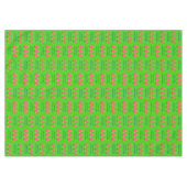 Nappe de Noël, arbre vert Joyeuses Fêtes (Devant (Horizontal))