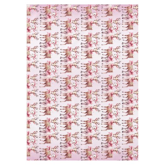 Nappe de Noël aux cerfs (Devant)
