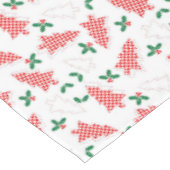 Nappe de Noël avec Découpe d'Arbre (Angle)