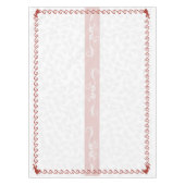 Nappe de Noël Blanc & Rouge 52 x 72 (Devant)