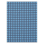 Nappe de Noël bleu Tartan Plaid (Devant)