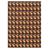 Nappe de Noël, bougie de Noël (Devant)