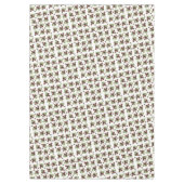 Nappe de Noël Classique Cône de Pin Feuillage  (Devant)