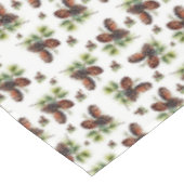 Nappe de Noël Classique Cône de Pin Feuillage  (Angle)
