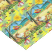 Nappe de Noël, cloche de plage d'été Père Noël (Angle)