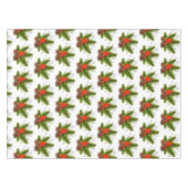 Nappe de Noël de cardinal oiseau chanteur (Devant (Horizontal))