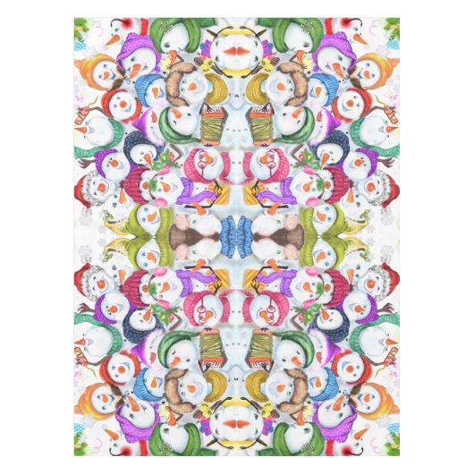 Nappe de Noël de la fête des neiges (Devant)