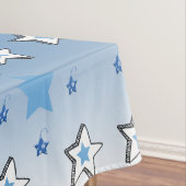 Nappe de Noël, Étoiles Bleues (In Situ)