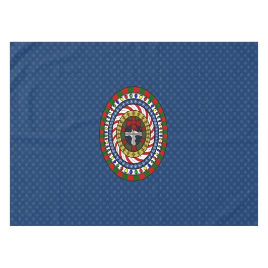 Nappe de Noël joueuse (Devant (Horizontal))
