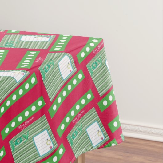 Nappe de Noël, Joy Red Green (In Situ)