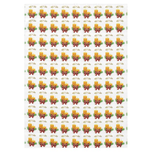 Nappe de Noël, Joyeuses fêtes (Devant)