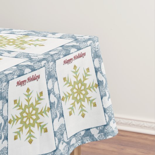 Nappe de Noël, Joyeuses Fêtes (In Situ)