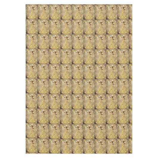 Nappe de Noël, Joyeux ange d'or (Devant)