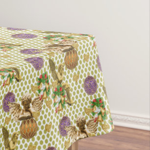 Nappe de Noël, Joyeux anges d'or