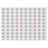 Nappe de Noël Joyeux, Cochon Rose  (Devant (Horizontal))